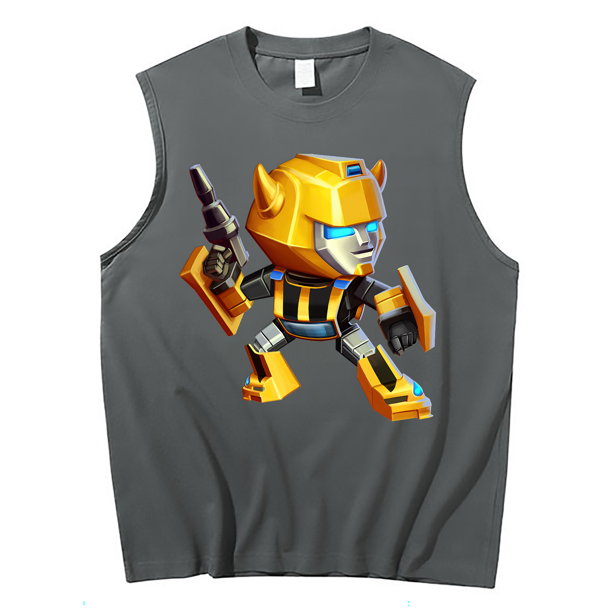 （画像用） Transformers トランスフォーマー コットン100％タンクトップ（フロントプリント）